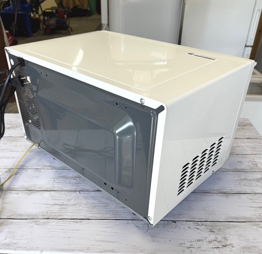 お引取り限定 美品 23年製 SHARP シャープ 17L 電子レンジ RE-TS171-W 庫内フラットタイプ