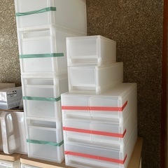 無印良品　ポリプロピレン収納ストッカー　9個の画像