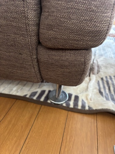 【美品】ニトリ　3人用ソファ　オットマン　クッション付