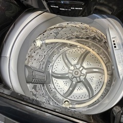 アイリス 洗濯機 6K  ガラストップ ブラック 家電 買取 1人暮らし 学生の画像