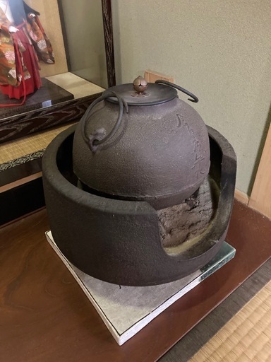 鉄瓶　茶釜　アンティーク　コレクション