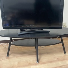 テレビ、テレビ台セットの画像