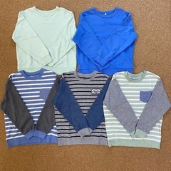 130サイズ秋冬用長袖洋服セット0円の画像