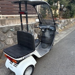 ホンダ ジャイロ キャノピー 50cc 原付 スクーター 4スト 完動 書類 メインキー有りの画像