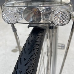 27インチ　ブリヂストン自転車　タフループ　3段変速　オートライト　ママチャリの画像