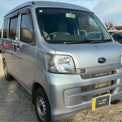 【支払総額22万円】14万キロ！機関良好サンバーバン（ハイゼット）車検付き即日納車ok内外装良好！AA評価4点 の画像
