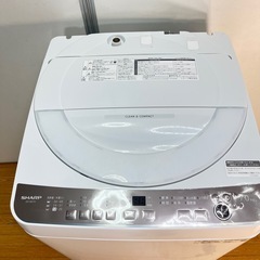【美品】SHARP  洗濯機 7kg 2024年製の画像