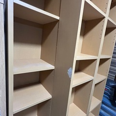 スライド式本棚　大量収納可能！の画像