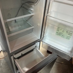 AQUA 冷蔵庫　AQR-13 H シルバー　2019年製 中古品の画像