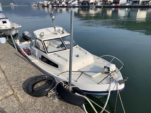 係留場所相談可｜YAMAHA F-22 実働艇｜F50A搭載｜船検R8/7有効｜アンカーウィンチ・魚探付｜舞鶴市