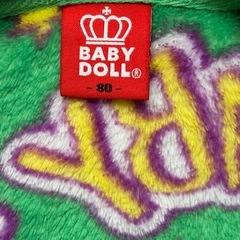 BABY DOLL フリースパーカー 80サイズ グリーンの画像