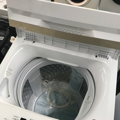 ジャングルジャングル貝塚店　洗濯機　東芝　上開き　白　ホワイト　7.0kg  2024年製　ダブルシャワー洗浄　カセット式糸くずフィル
