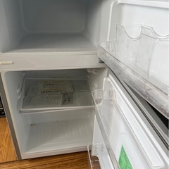 2021年製2ドア冷蔵庫　ヤマダセレクト　取説有りの画像