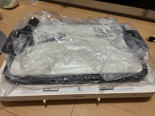 アイリスオーヤマ　左右温調ホットプレート　フラットプレート　　たこ焼き器　プレート　焼肉　未使用　家電　電熱　電化製品　
