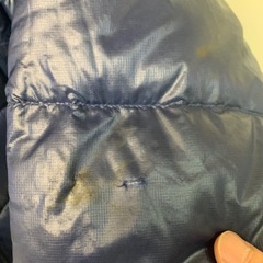 ノースフェイス　　ライトダウン　ネイビー　Lの画像