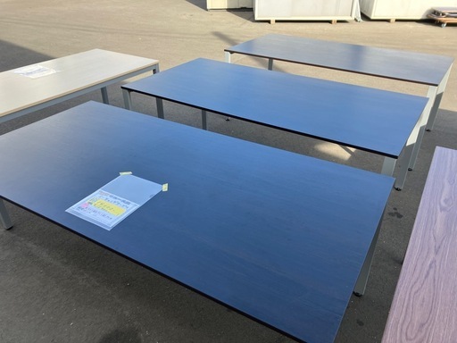 【来店歓迎】【OF-114】美品 在庫多数 180cm幅 ミーティングテーブル 会議用テーブル フリーアドレス   商談テーブル 休憩