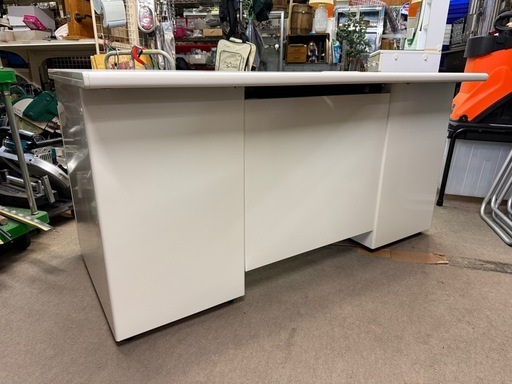 実売7万　プラス　両袖机　幅140 奥70 高さ70cm フラットライン