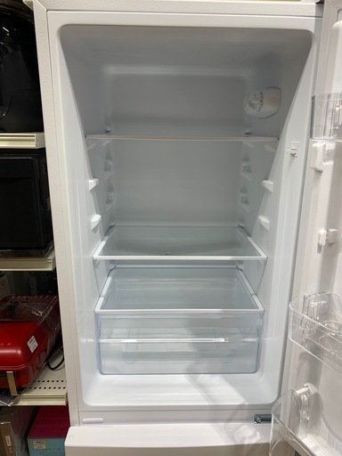 ２ドア冷蔵庫maxzen JR157ML01WH