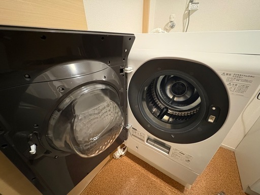 SHARPドラム式洗濯乾燥機 ES-U111（11kg/6kg）超音波ウォッシャー付