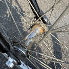 【整備士による点検済み】　☆前後中古タイヤ☆   26インチクロスバイク　防犯登録料込価格︎‼︎の画像