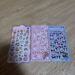 3Dシール3枚セットの画像