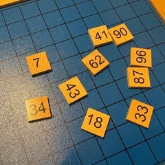 知育玩具　モンテッソーリ　100並べの画像