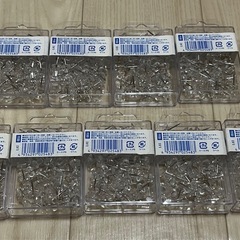 ダルマ画鋲(クリア)50個入り×9個セットの画像