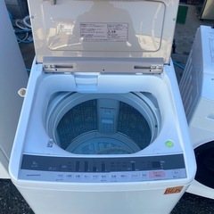 NO B 615🌈福岡市内配送設置無料✨🌈BW-V80C 全自動洗濯機 ビートウォッシュ シャンパン [洗濯8.0kg /乾燥機能無 /上開き]の画像