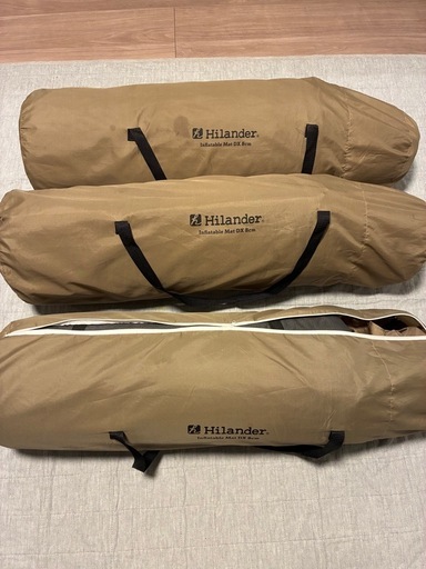 Hilander8cm インフレーターマットDX シングル 枕セット✖️3セット