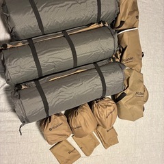 Hilander8cm インフレーターマットDX シングル 枕セット✖️3セットの画像