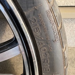 レアマイスタータイヤホイールセット18インチ
　　の画像