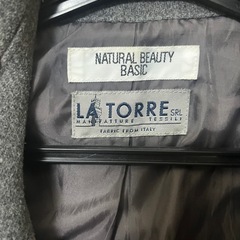 訳ありM ダークグレー　レディースコートの画像