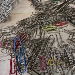 ペーパークリップ多数の画像