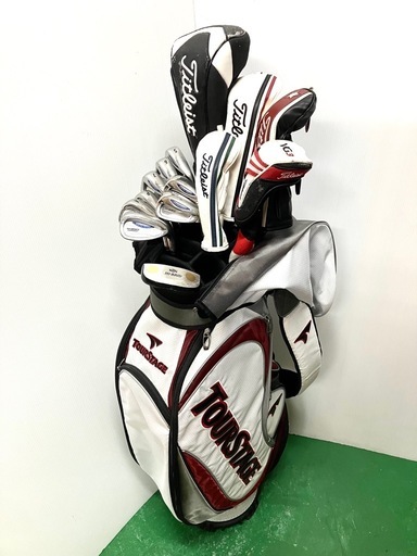 【SOLD OUT】◆Titleist VG3 ＋ DUNLOP HI-BRID◆ゴルフクラブ 全14本 セット＋ 美品TourStage キャディバッグ付き