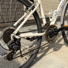 【整備済み】LOUIS GARNEAU ルイガノ クロスバイク 前後キャリア付きの画像