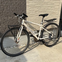 【整備済み】LOUIS GARNEAU ルイガノ クロスバイク 前後キャリア付きの画像