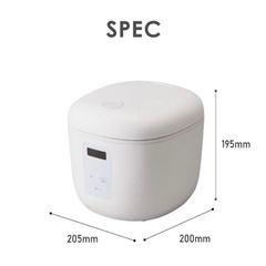 4号炊き　simplus 炊飯器 SP-RMC4の画像
