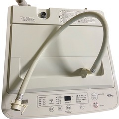 ヤマダセレクト 洗濯機 2021年式　YWM-T45H1 4.5kgの画像