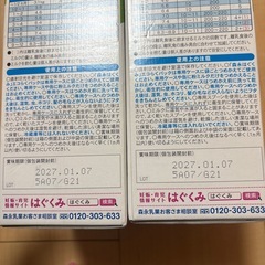 粉ミルク　はぐくみエコらくパック2箱の画像