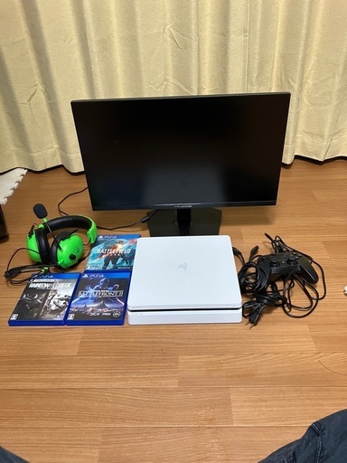 PS4 CUH-2100B モニター　ヘッドセット