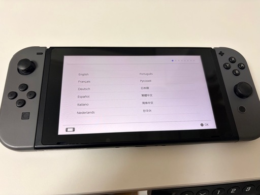 【動作良好】Nintendo Switch 本体セット（グレー） 