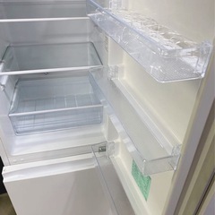 (送料無料) 2022年 美品 冷蔵庫 175L LED庫内灯 強化ガラス棚 省エネ設計 3段クリアケース冷凍室 静音設計⑨の画像