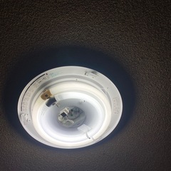 2つシーリングライトと蛍光灯の画像