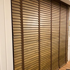 ウッドブラインド  半自動式の画像