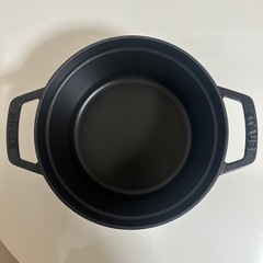 STAUB ストウブ ピコ・ココット 20cm ラウンド ブラックの画像