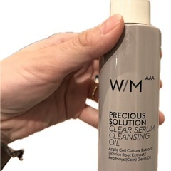 W/M AAA　プレシャスソリューション クリアセラム クレンジングオイルの画像