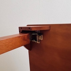 折りたたみ机　木製　昭和レトロ
の画像