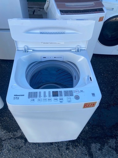 NO B617?福岡市内配送設置無料✨?全自動洗濯機 ホワイト HW-T60H [洗濯6.0kg /簡易乾燥(送風機能) /上開き] 