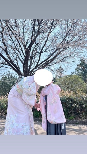 女の子　袴130　卒園式に