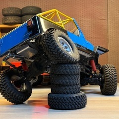 MST CFX改　リーフスプリング仕様シャーシ+タミヤ　jeep YJオープンボディカスタム品　RC ラジコン　本体のみの画像
